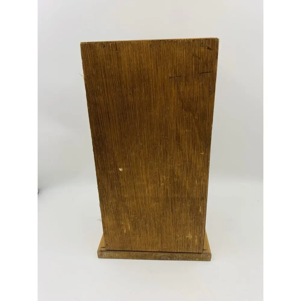 Vintage wooden CD rack for Holds 15 discs